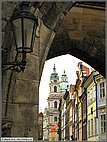 Arch on north side of Charles Bridge