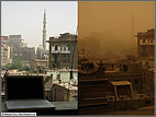 Sandstorm: before and after