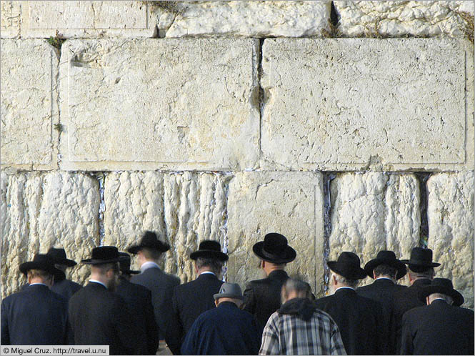 Israel: Jerusalem: Close-up of the Western Wall