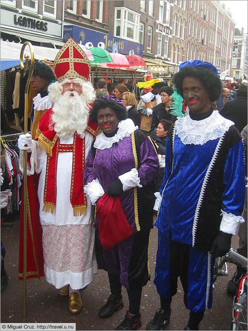 Netherlands: Amsterdam: Santa Claus and Black Pete
