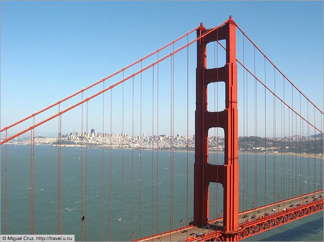 United States: San Francisco: Downtown through the bridge